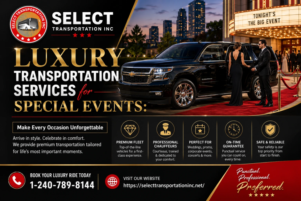 Luxury Transportation Services for Special Events